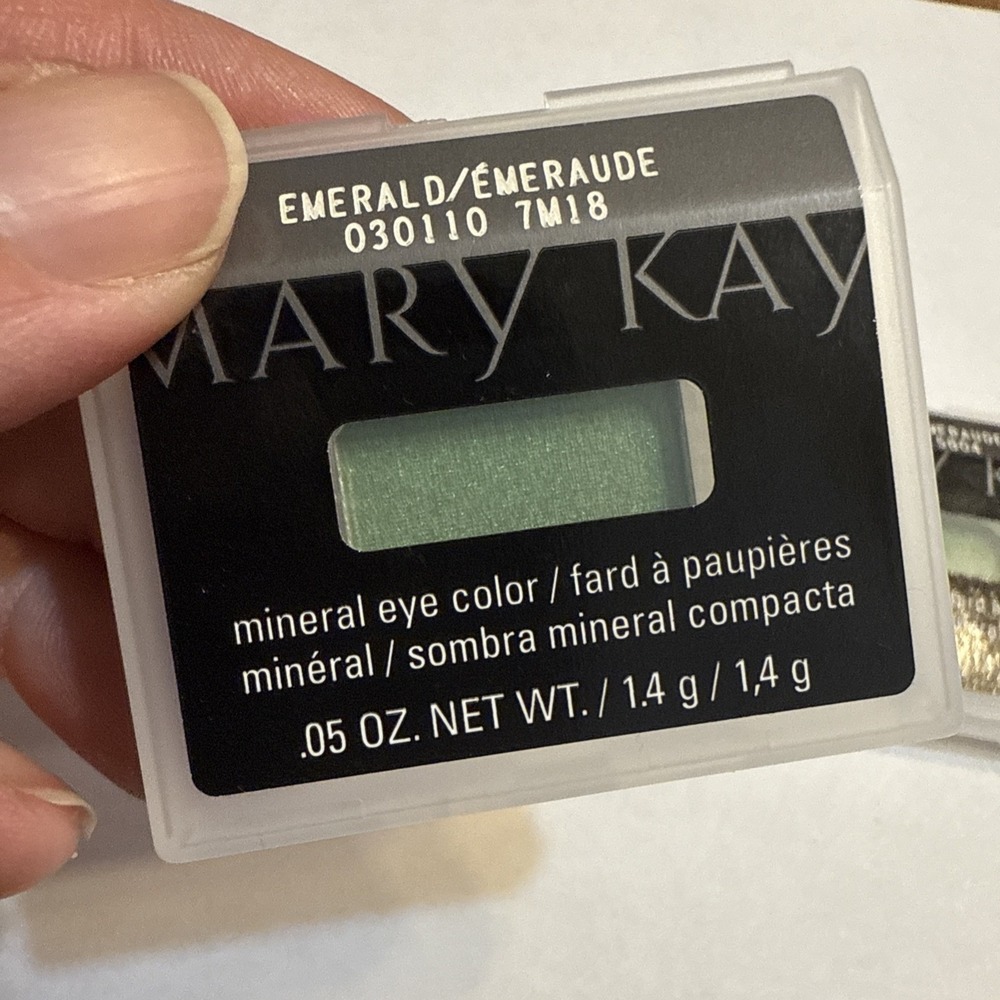 Lot of 2 Mary Kay Mineral Eye Color Emerald Green 030110 Discontinued NEW - Picture 4 of 6